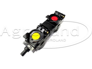 Pokrywa TARV282GR osłona z ociekaczem oleju gniazda hydraulicznego FASTER  podwójna rozstaw 82 mm z klipsami