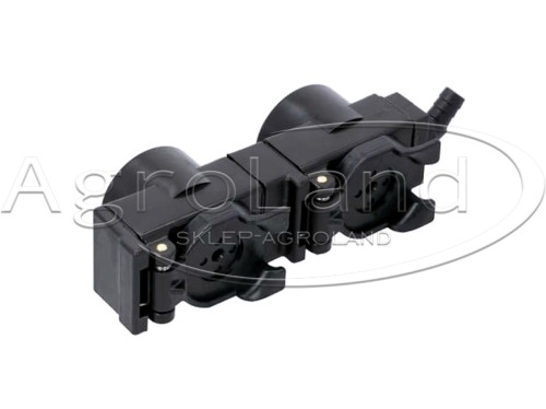 Pokrywa z ociekaczem oleju gniazda hydraulicznego FASTER  podwójna rozstaw 72 mm TARV27245 bez klipsów