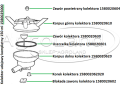 Kolektor udojowy kompletny 150 ml 1580025000 schemat