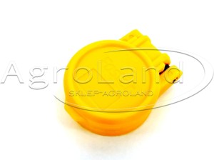 Pokrywa TA12G żółta 1/2" osłona bez ociekacza oleju gniazda hydraulicznego FASTER pojedyncza  z deklem 2010000018941