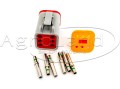 Kompletne złącze elektryczne lampy Deutsch na 6 pinów DT06-6S
