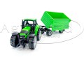 Zabawka model ciągnika Deutz-Fahr Agrotron z przyczepą Fortuna 1:87 Siku 1606