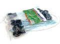 Izolatory izolator do drutu i plecionki z długim wkrętem 22 cm do drewna zestaw 10 sztuk 705005FA