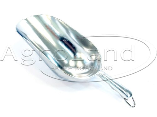 Szufelka szufla łopatka nabierka do paszy aluminiowa z uszkiem 1100 g 120402