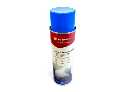 Spray sprej farba farby znacznik do znakowania zwierząt kolor niebieski 500 ml 303023KR