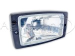 Reflektor przedni z ramką na żarówkę R2 H4 Zetor Wesem RE.21178.01 53351917