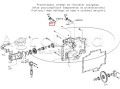 Czujnik prędkości w skrzyni biegów ZF 125 mm 04438436 schemat