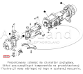 Tuleja plastikowa sworznia dolnego zwolnicy przedniego mostu MERLO 098151