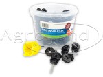 Zestaw 90 sztuk izolatorów izolator do drutu plecionki pastucha wiaderko 1668455590FA 705002FA Farma