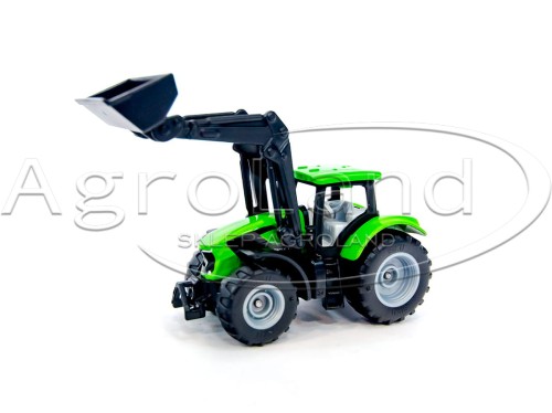 Zabawka model ciągnika Deutz-Fahr TTV 7250 Agrotron z ładowaczem 1:87 Siku 1394