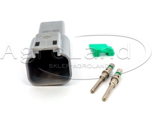 Gniazdo złącze elektryczne lampy Deutsch na 2 piny DT04-2P