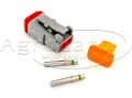 łącze elektryczne lampy Deutsch na 2 piny DT06-2S