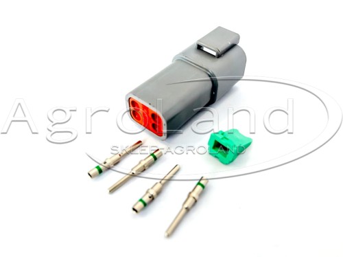 Kompletne złącze elektryczne lampy Deutsch na 4 piny DT04-4P