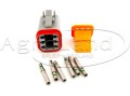 Kompletne złącze elektryczne lampy Deutsch na 6 pinów DT06-6S