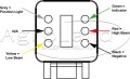 Lampa do jazdy dziennej z kierunkowskazami LED HC-Cargo 172337 prawa