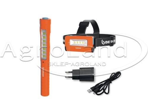 Berner 339200 Zestaw lamp czołowa i pen light