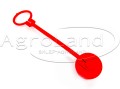 Pokrywa do wtyczki szybkozłączy skręcana 1/2" BSP plastikowa czerwona 2010000056660