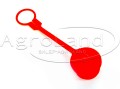 Pokrywa do wtyczki szybkozłączy skręcana 3/4" BSP plastikowa czerwona 2010000056677