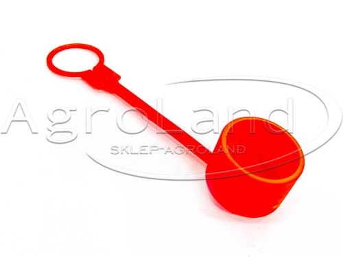 Pokrywa do wtyczki szybkozłączy skręcana 3/4" BSP plastikowa czerwona gwint wew. 2010000056646