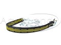 Obroża 120 cm dla bydła z łańcuchem 77 cm 803044KR